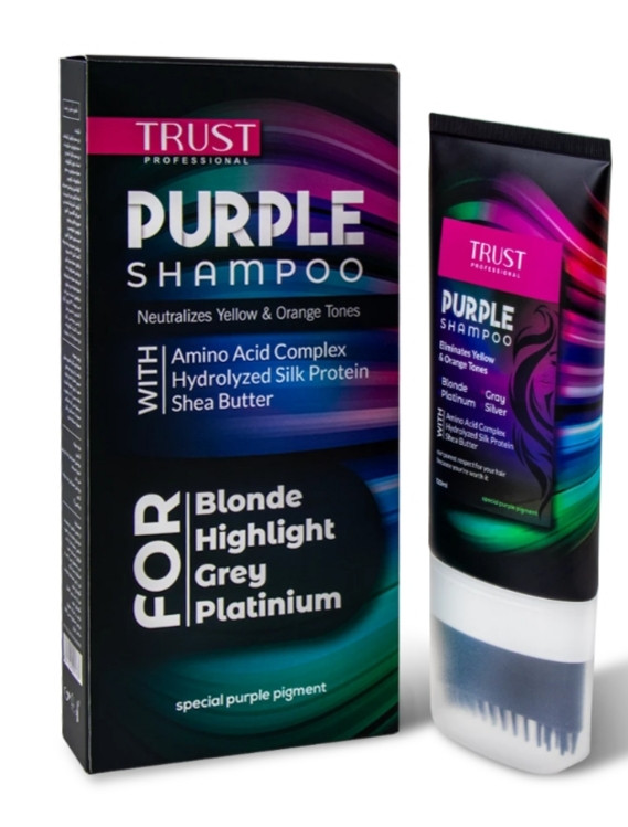 شامپو بنفش تخصصی برای موهای رنگ شده | رفع زیرتناژ و افزایش ماندگاری