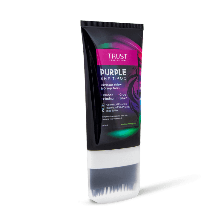 شامپو بنفش تخصصی برای موهای رنگ شده | رفع زیرتناژ و افزایش ماندگاری