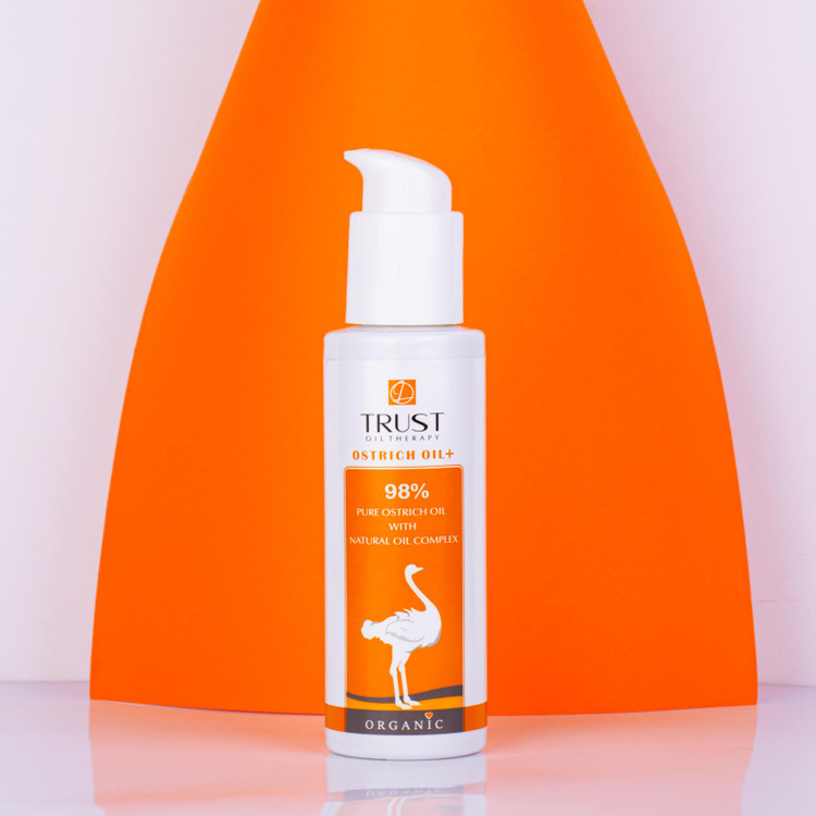 روغن مراقبتی تراست با عصاره شترمرغ | جذب سریع و سبک