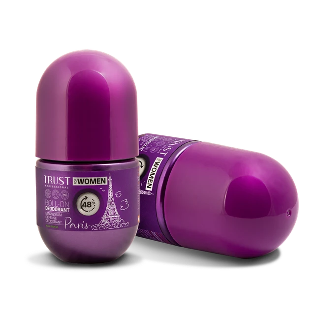 ضد تعریق زنانه بدون آلومینیوم Trust | محافظت کامل روزانه بدون ترکیبات شیمیایی مضر و بدون رد